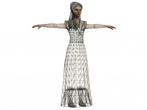 ch12 - female character 3D Модель