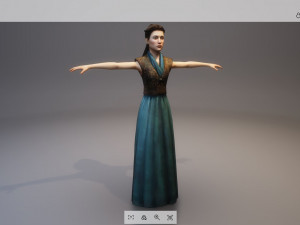 ch13 - female character 3D Model