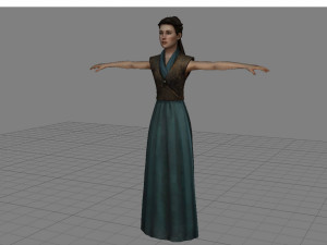 ch13 - female character 3D Model