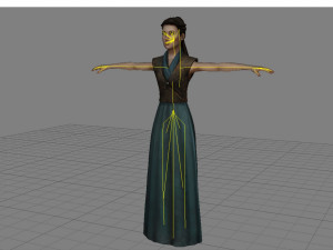 ch13 - female character 3D Model
