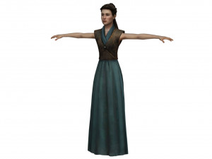 ch13 - female character Modelo 3D