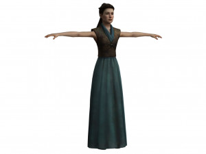 ch13 - female character 3D Model