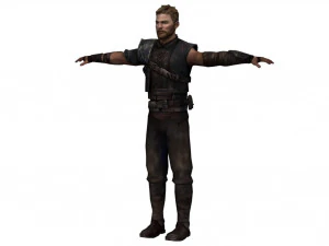 cap&iacute;tulo 14 - personagem masculino Modelo 3D