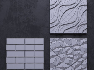 3d panels wall art 3D Модель