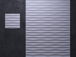 3d panels wall art 3D Model
