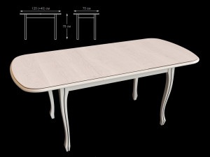 table and chairs 3D Model