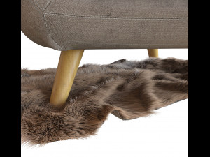 copenhagen armchair and plaid Model 3D
