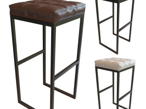 bar stool archpole chocolate moon bar 3D Model