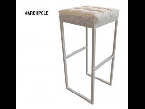 bar stool archpole chocolate moon bar 3D Model