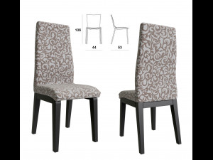 dining group elegante imodern Modelo 3D