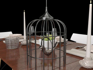 kimberly dakota dining group 3D Model