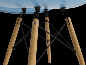 oswin montana dining group 3D 模型