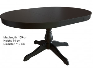 table and chairs ikea ingatorp - ingolf 3D Model