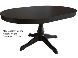 table and chairs ikea ingatorp - ingolf 3D Model