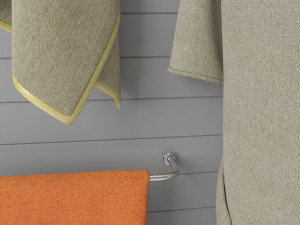 bath set with bathrobe 3D-Modell