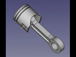 tłok Model do druku 3D