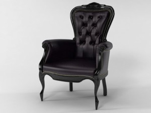 smoke chair Modello 3D
