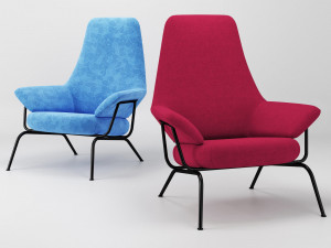 hai lounge chair 3D Model