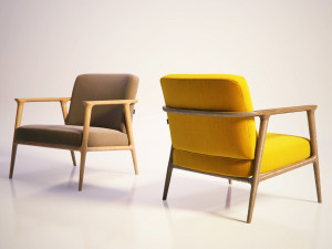 zio lounge chair Modelo 3D
