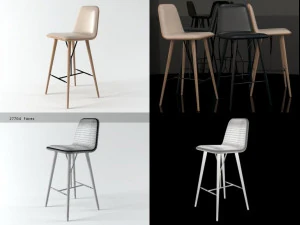 spine barstool 3D Model