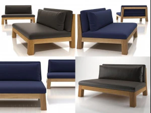 3d gijs loveseat 3D Model
