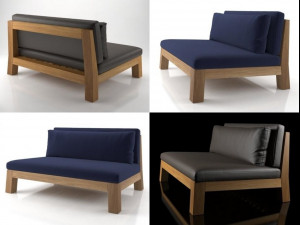 3d gijs loveseat Model 3D