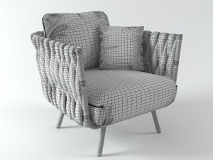 tosca clubchair Modello 3D