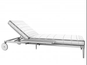 grid lounger 3D Model