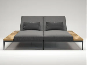 grid double lounger 3D Model