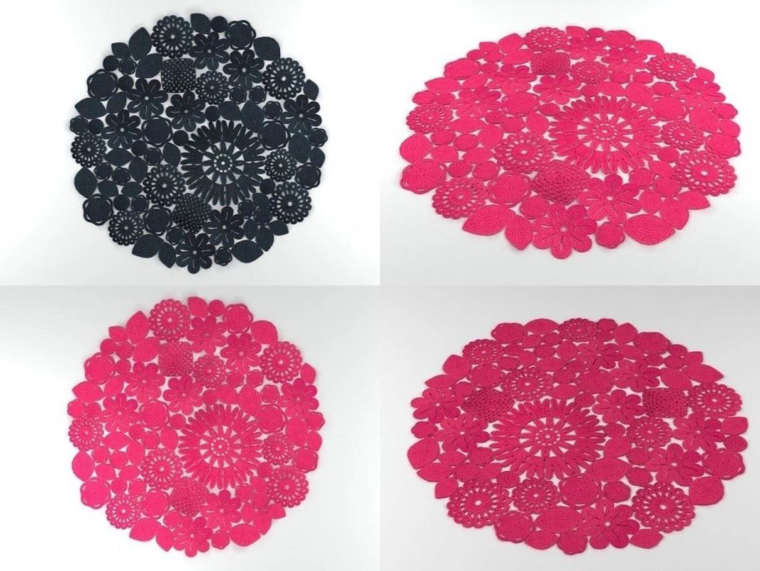 crochet round 3D Model .c4d .max .obj .3ds .fbx .stl .blend 