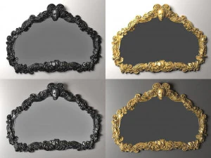 miroir parisien Modèle 3D