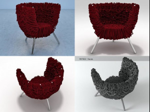 edra vermelha Modelo 3D