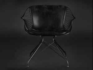 wire lounge chair 3D Model
