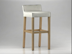 saar kitchen and bar stool Modello 3D