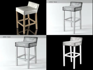 saar kitchen and bar stool 3D Model