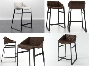 凯克吧凳 3D 模型