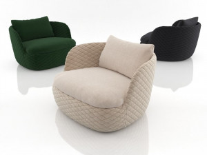 bart armchair Model 3D