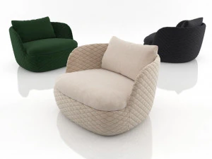 bart armchair 3D Model