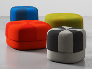 circus poufs 3D-Modell