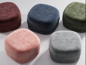 circus poufs 3D Model
