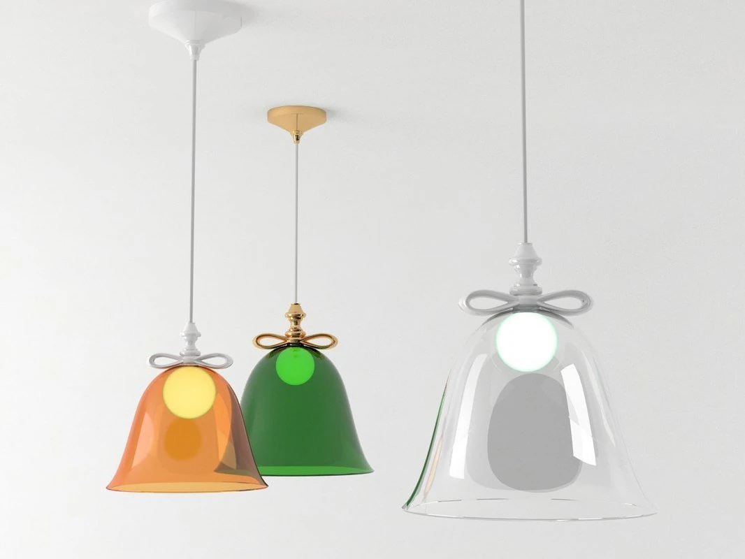 bell lamp 3D Model .c4d .max .obj .3ds .fbx .stl .blend 