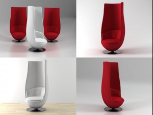 wanders tulip chair 3D Model