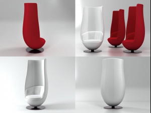 wanders tulip chair 3D Модель