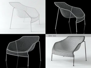 espregui&ccedil;adeira para&iacute;so 487 Modelo 3D