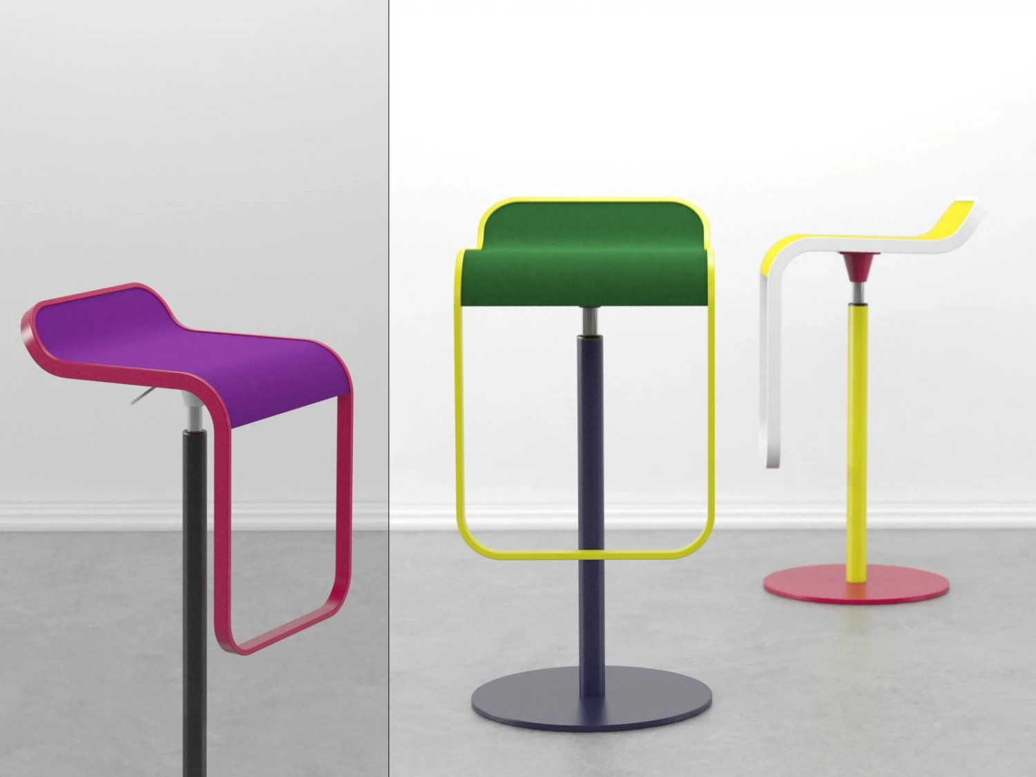 lem stool 3D Model .c4d .max .obj .3ds .fbx .stl .blend 