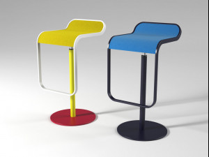 lem stool 3D 模型