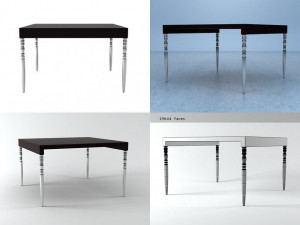 new antiques restaurant table na8 3Dモデル