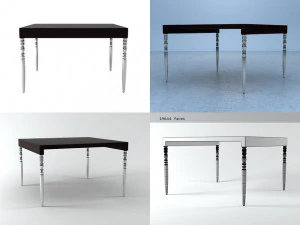 new antiques restaurant table na8 3D Model