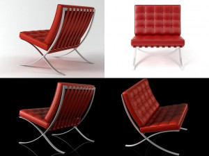 chair by knoll 3Dモデル