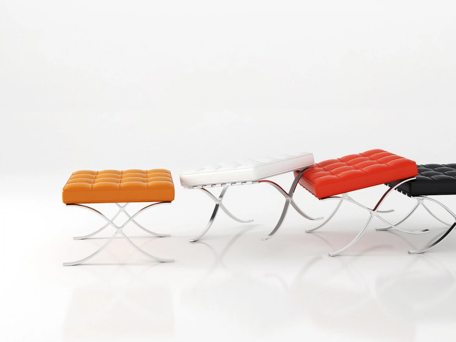 stool by knoll 3D Model .c4d .max .obj .3ds .fbx .stl .blend 